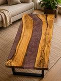 Italian Olive & Amethyst River Coffee Table